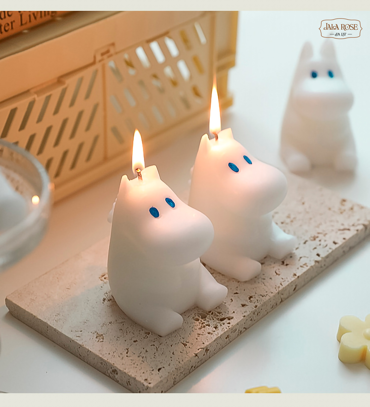 Nến thơm Hà Mã Moomin - Jala Rose