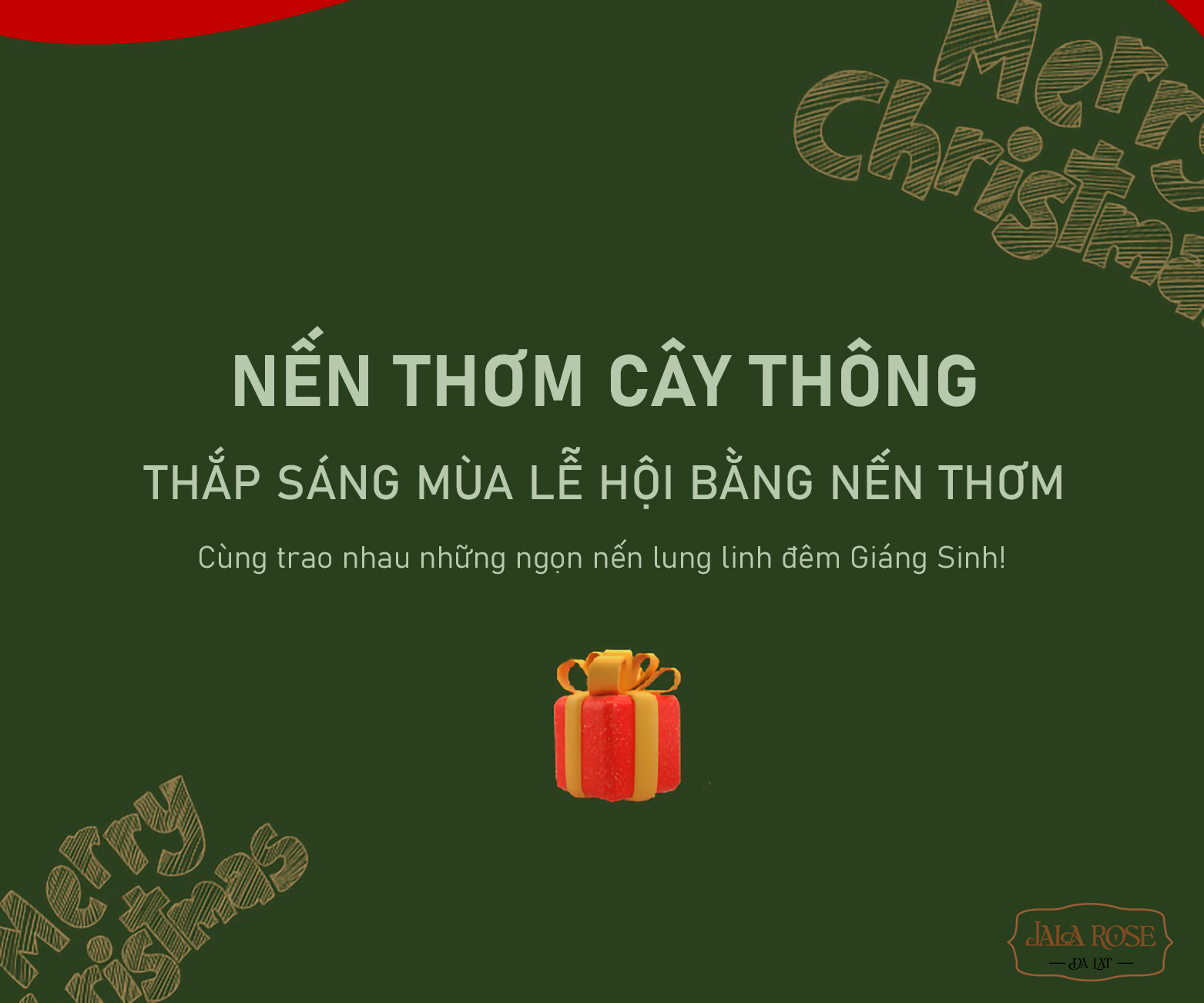 Nến thơm cây thông 3 - JalaRose