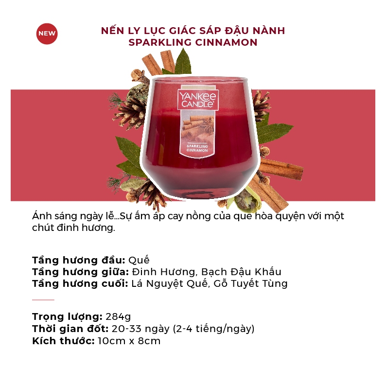 Nến Ly Lục Giác